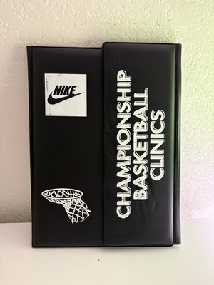 Nike Championship Basketball Clinics Vintage Binder / Folder