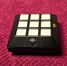 Rubik's Electronic 3x3x3 Slide Cube Twist Puzzle Game, Black/White Plastic