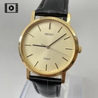 Seiko Spirit 7N01-7060 Vintage 1994 [US Stock] Gold Round Qz Mens Watch *N.MINT