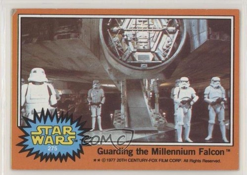 1977 Topps Star Wars #275 Guarding the Millennium Falcon — Raw