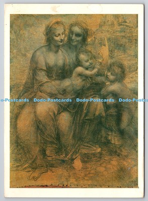 D322836 Leonardo da Vinci. Die Jungfrau und das Kind mit SS Anna und Johannes dem Täufer