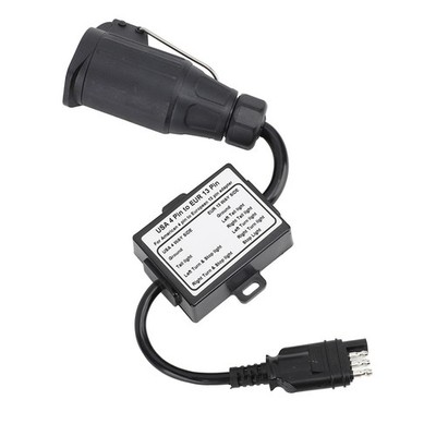 US-zu-EU-Anhängerkonverter Ladefunktion US-4-Pin-Buchse Zu EU-13-Pin-Stecker Für