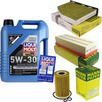 Inspektionspaket 5L Liqui Moly Longtime 5W-30 FüR VW Passat Variant 2.0 TDI 1.6