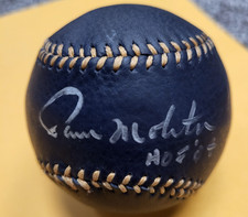 PAUL MOLITOR AUTOGRAPHED HAND SIGNED THE GOAT BLACK BASEBALL MINNESOTA TWINS