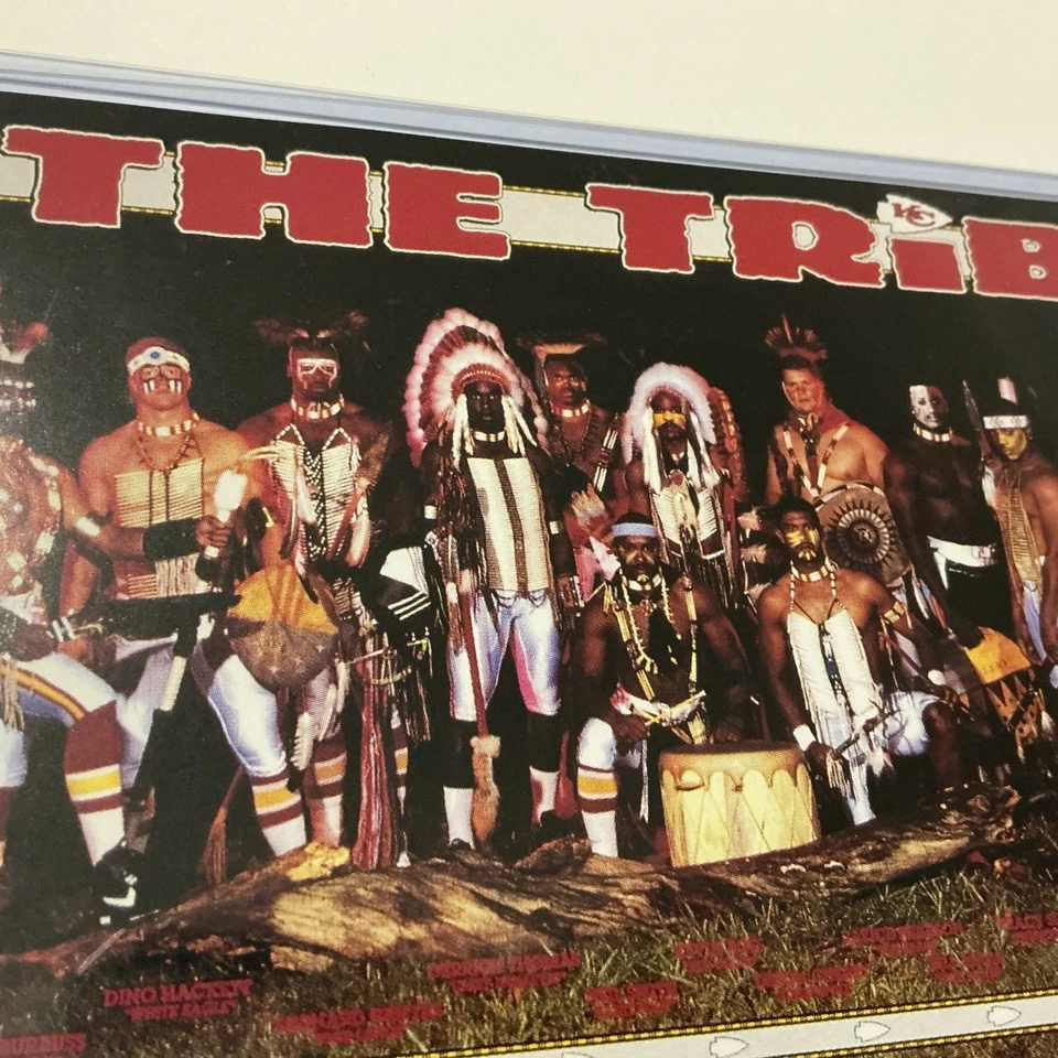 Vintage Kansas City Chiefs “The Tribe” Derrick Thomas Promo Poster Card 4x6 Rare - Image 3 of 4
