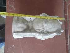 Vintage Used Temple aluminum concrete pineapple  mold For Concrete Yard Decor