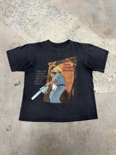 Vintage Texas Chainsaw Massacre Horror Movie Promo Tee Rare Scary Faded Black