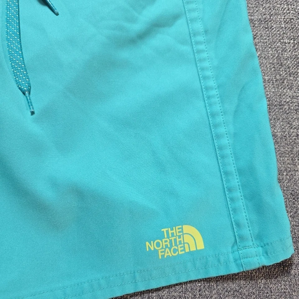 North Face Board Shorts Womens  Sz 6 Green Swim Trunks Bathing Suit Beach - Image 2 of 4