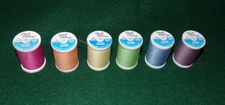 Coats & Clark, Dual Duty All Purp Polyester Thread, 250 yds, 6-Color Bundle