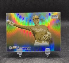 2023 Topps Stadium Club Chrome Gold Minted Refractor Trea Turner #134 08ho