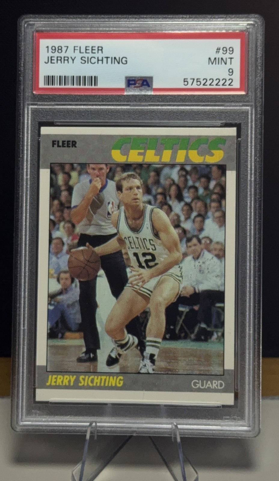 1987-88 Fleer #99 Jerry Sichting PSA 9