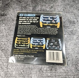 NES Ice Climber incl. embalaje original e instrucciones CiB (Black Seal, abejas)