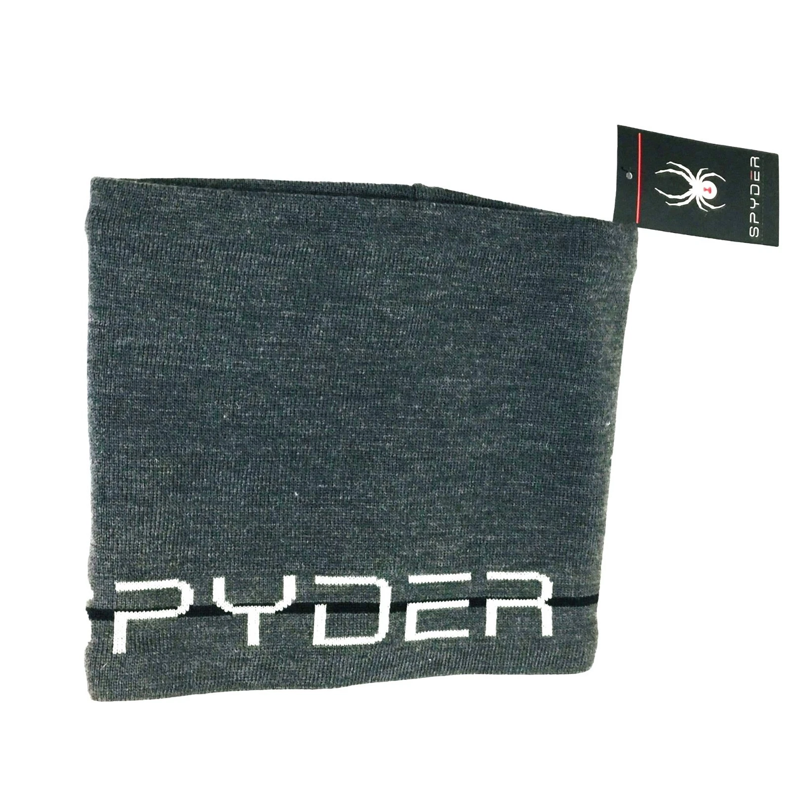 Spyder Men's Polar Heather Knit Neck Gaiter Fleece Lined OSFM