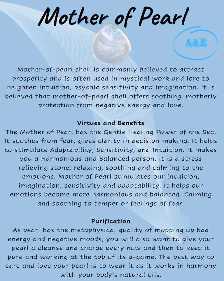 Perlmutt Edelstein Kette Anhänger Handarbeit Unikat Geschenk Schmuck 1,40" CP... - Bild 2 von 4