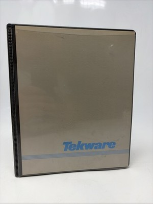 Tekware TEKTRONIX Wavesaver Version 1.31 5.25  & 3.5  Floppy Small 3 Ring Binder