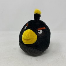 Juguete de peluche Angry Birds Bomb 2010 5" negro sin sonido peluche Commonwealth