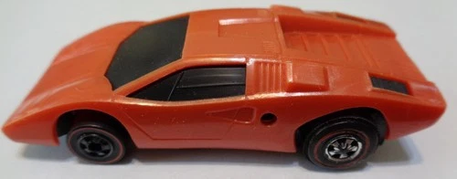 Rare 1976 Hot Wheels Redline Sizzlers Night Ridin Salmon Lamborghini Countach HK