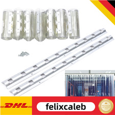 7 szt. Zasłona taśmowa Lamele Taśmy PVC 200mm x 2mm Zasłona stajnia Ochrona przed wiatrem