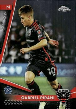 2024 Topps Chrome MLS Gabriel Pirani 184 RC D.C. United