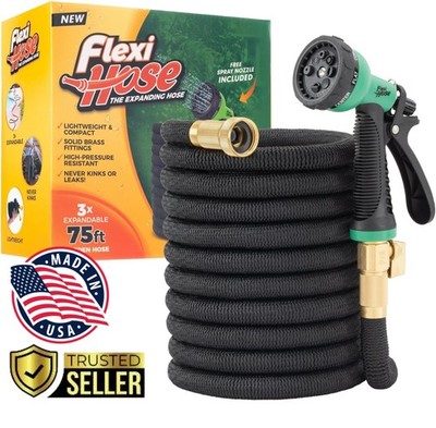 Flexi Hose Flexi Expandable Garden 8 Function - Garden Water 75FT