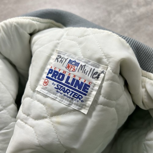 VTG 90s NFL PHILADELPHIA EAGLES STARTER SATIN BOMBER JACKET SIZE M MADE IN USA - Picture 5 of 10