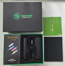 Dragonhawk X7 Wireless Tattoo Pen Kit Rotary Tattoo Machine 20Pcs Cartridges
