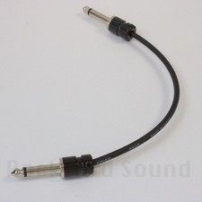 Canare GS-4 Low Profile Patch Cable, Straight to Straight, Black