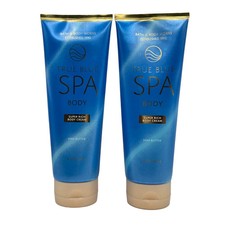 Bath Body Works True Blue Spa Body Cream Lot 2 Tubes 8 oz. Shea Butter