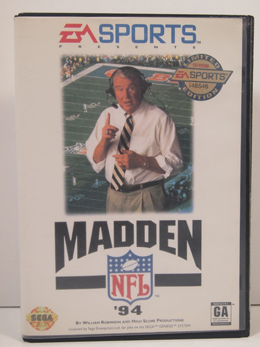 John Madden Football '94 Case (SEGA Genesis) Authentic BOX ONLY