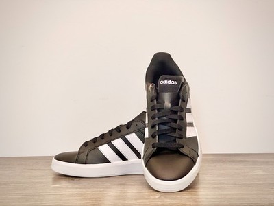 Adidas Grand Court Black White JP9366 GS Size 7Y / Women's 8 New