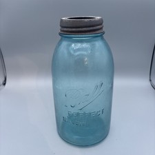 Ball Perfect Mason Blue #10 Half Gallon Canning Jar with Zinc Ring