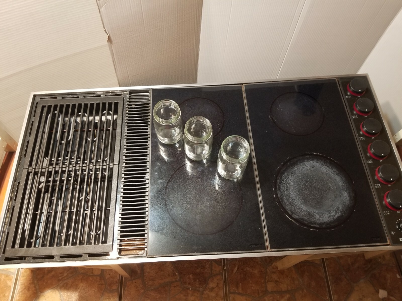 45 inch downdraft cooktop