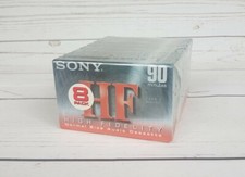Sony High Fidelity Normal Bias 8 Pack 90 Minute Cassette Tapes