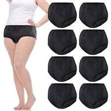 9 Pcs Waterproof Incontinence Underpants Plastic Pull on Cover Pants Leak Pro...