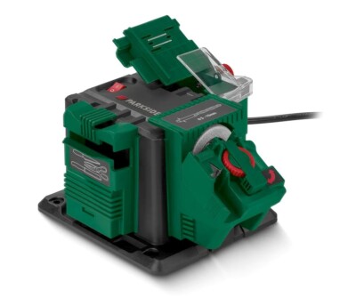 PARKSIDE PSS 65 D1 Schärf Station 65W Bohrer Messer Scheren Diamant Scheibe Grün