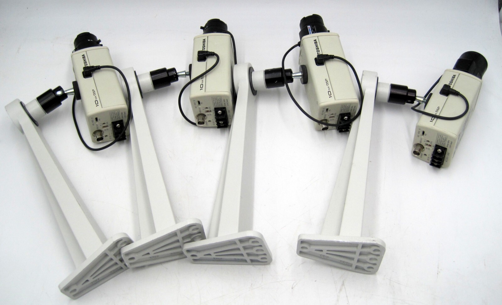 Set 4-Toshiba CCD Color Camera IK-6400A+Pelco Mount+Honeywel