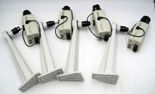 Set 4-Toshiba CCD Color Camera IK-6400A Pelco Mount Honeywell HLD27V13DNL Lens