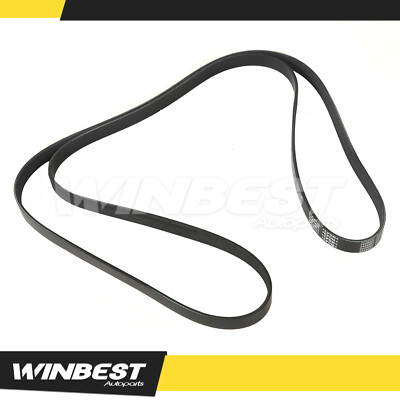 EPDM Serpentine Belt 6PK2455 fit 10-15 Jaguar XKR 5.0L Ford F150 Windstar