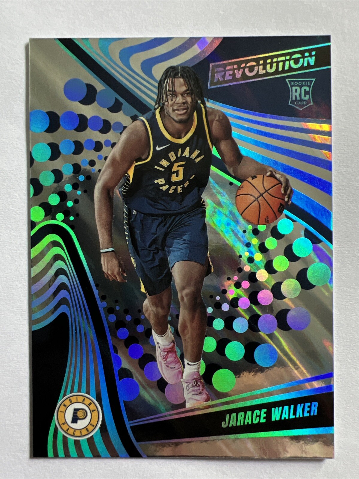2023-24 Panini Revolution Jarace  Walker  Lava  1/10. Pacers Rookie