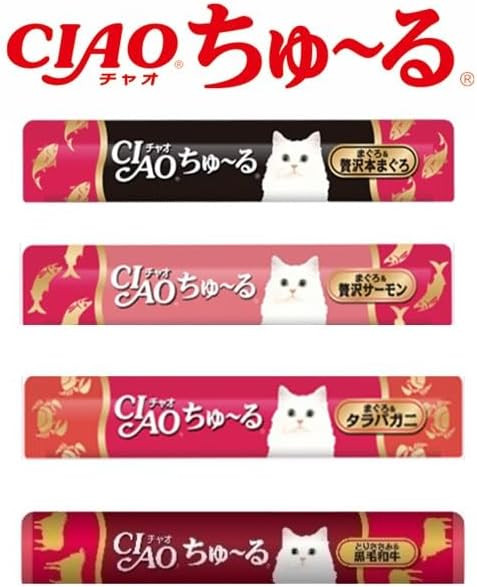 CIAO Churu Luxury Variety Cat Food  Assortment 120 Pieces From Japan