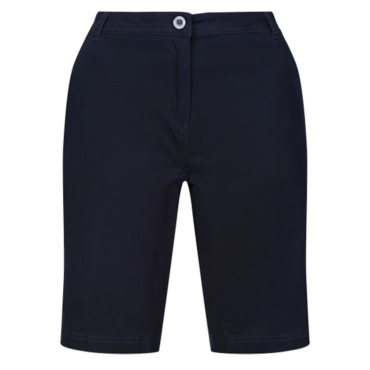 Womens Ladies Chino Shorts Pockets Knee Length Summer Cotton