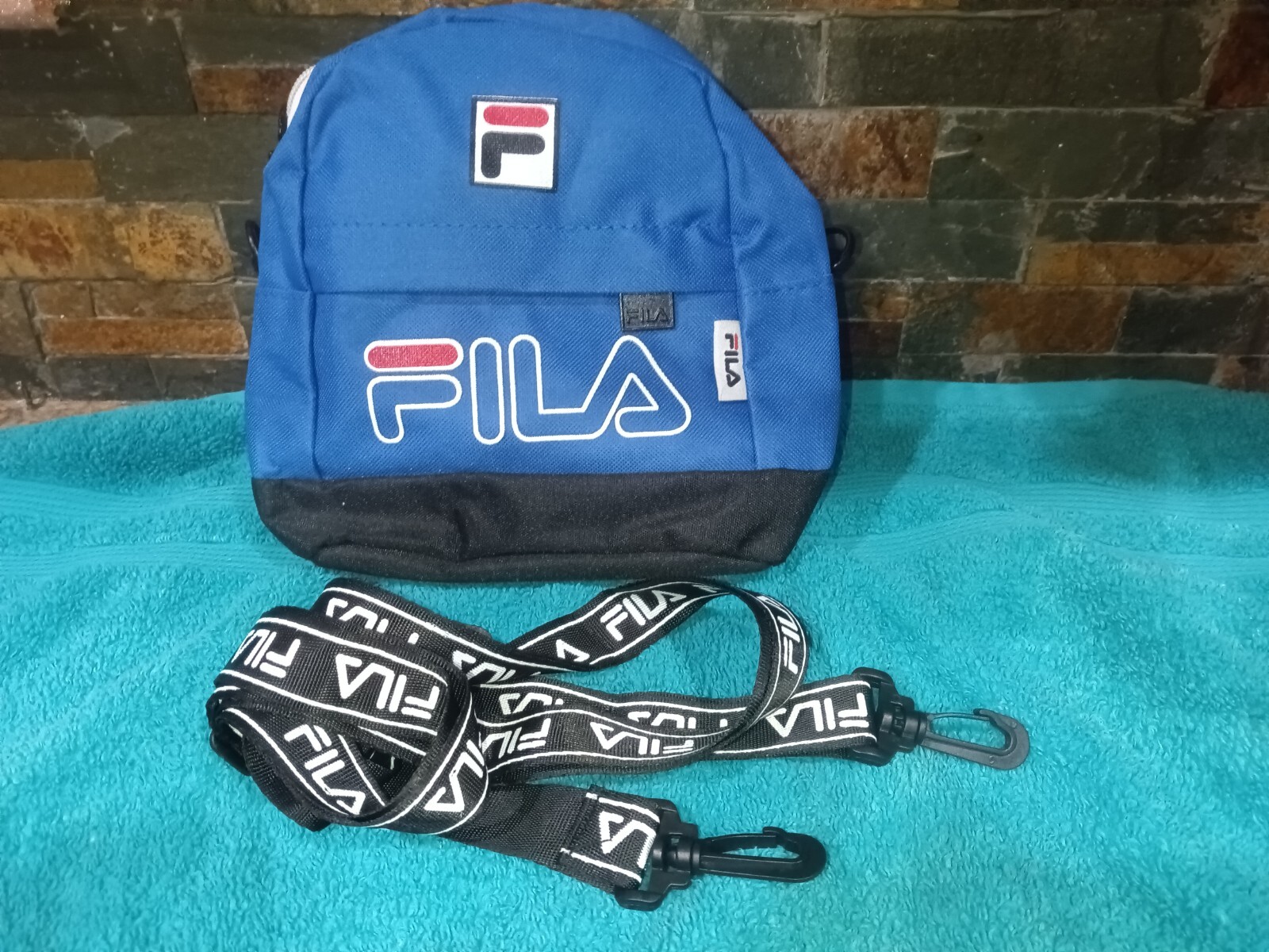 FILA Blue Mini Back Pack Size 7 x 8