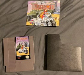 Thundercade Nintendo Entertainment System NES Video Game with Box Tested Working