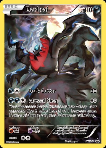 Darkrai 037/XY-P Promo the Movie Black Star Sealed Pokemon Card