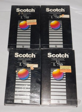 NEW 4 Scotch EG L-750, Recordable Beta Video Tapes Sealed