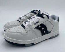 Saucony Spot-Bilt Sonic Low Shoes White Black S70749-2 Mens Size 8 