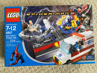 LEGO Spider-Man Doc Ock's Lab 4857 New in Sealed Box | eBay