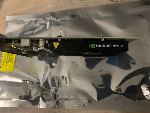 HP NVIDIA NVS 310 512MB DDR3 2x DisplayPort PCIe 2.0 x16 678929-002 High Profile - Picture 2 of 5