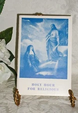 Holy Hours For Religious RARE VINTAGE Booklet Prayers Devotions Catholic 1956