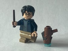 LEGO MINI FIGURA GENUINA HARRY POTTER de 75945 Expecto Patronum pistola rara